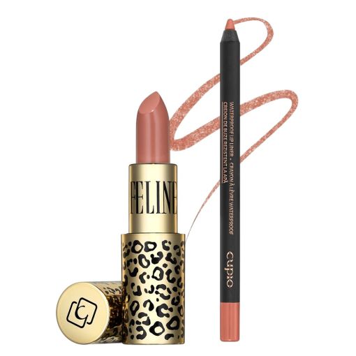 Nude Lippenstift mit passendem Lipliner Set