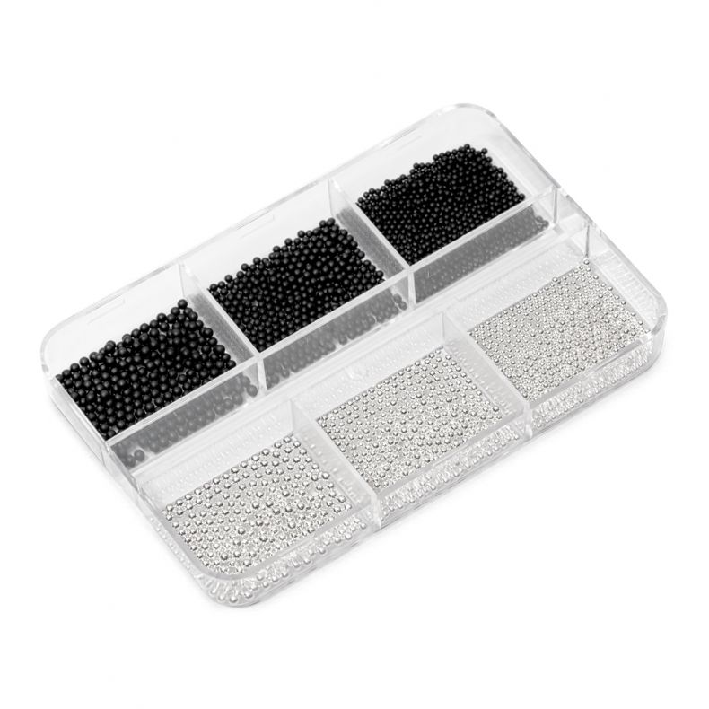 Cupio Kaviar Nail Art Set Black&Silver