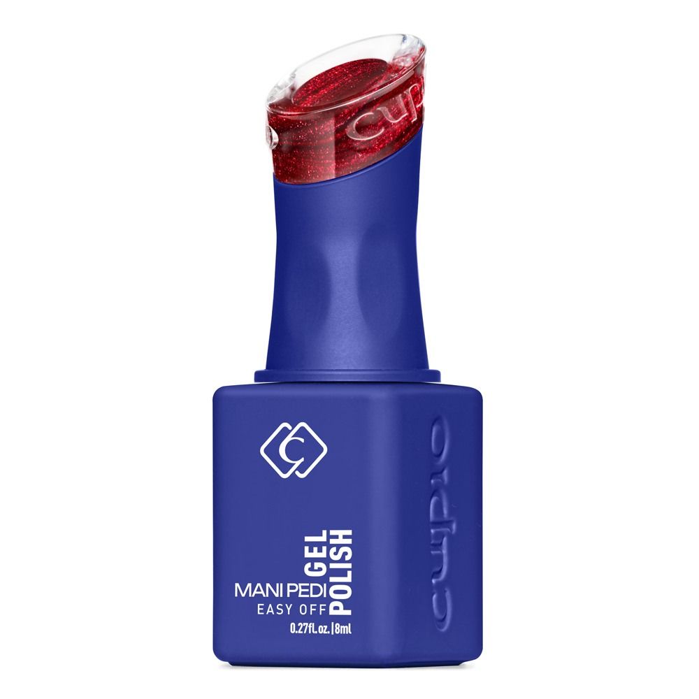 Blauer Cupio Mani Pedi Gel Nagellack Rot 8ml