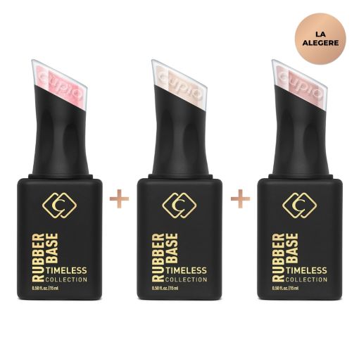 Dreier-Set Cupio Rubber Base Timeless in Farbe LA ALEGRE