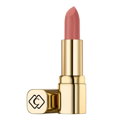 matte_lipstick_blush_take_c9198_1 Lippenstift in Roséfarbe mit goldener Hülse