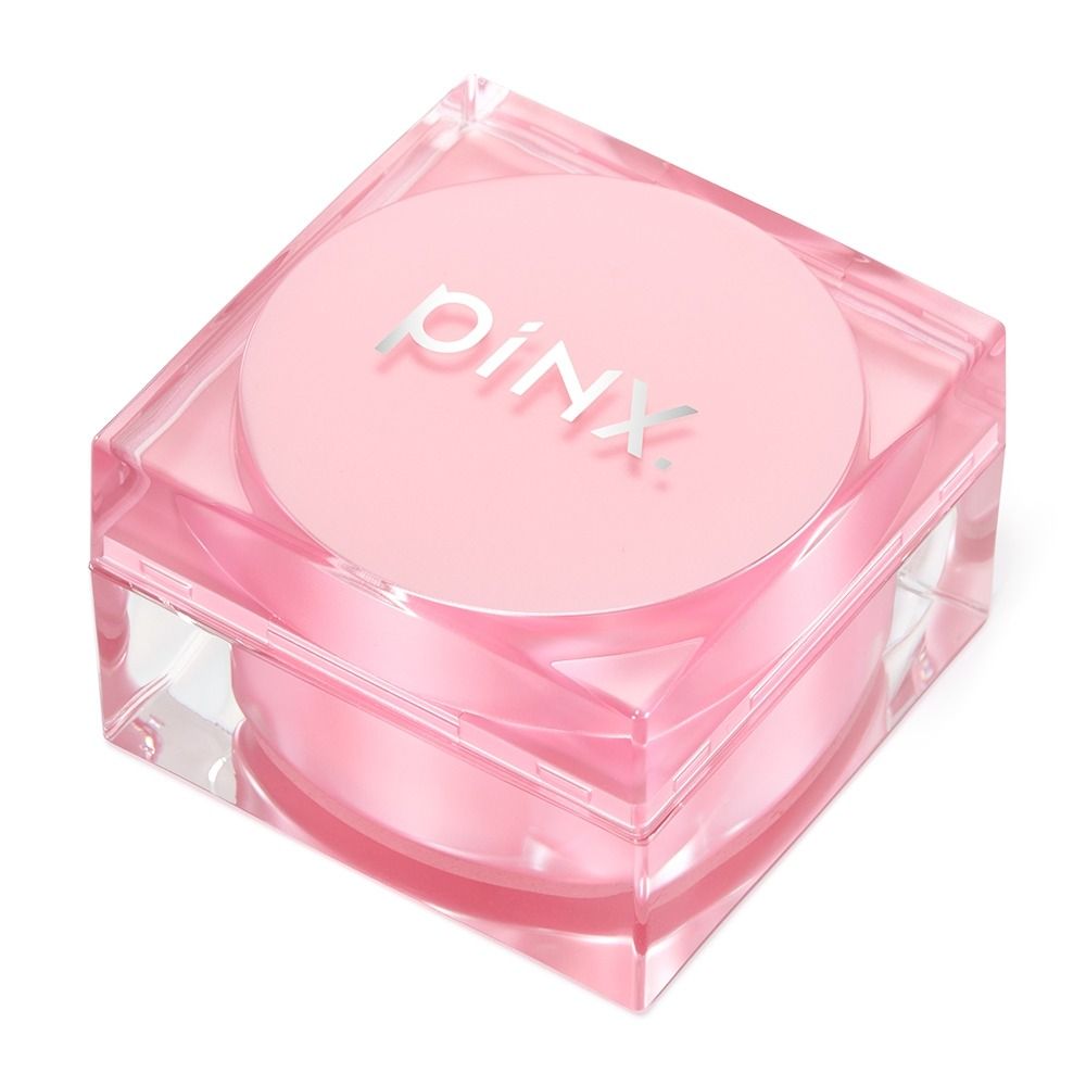 Rosa Pflegecreme von piNX in durchsichtiger Verpackung