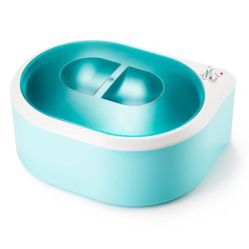 Blaues elektrisches Wasserbad mit Thermostat und Deckel