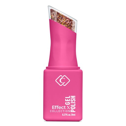 Flasche pinker Glitter-Gel-Nagellack für Naildesign