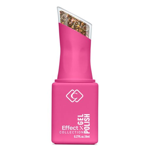 Pinkfarbener Effekt Gel Nagellack mit Glitzer