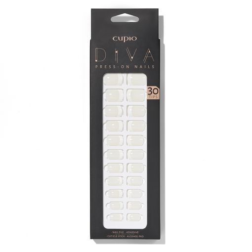 Cupio Diva Kunstnägel-Set – White French