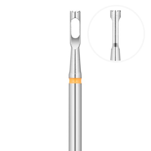 Metallfräser mit präziser Schlitzspitze und orangefarbener M
