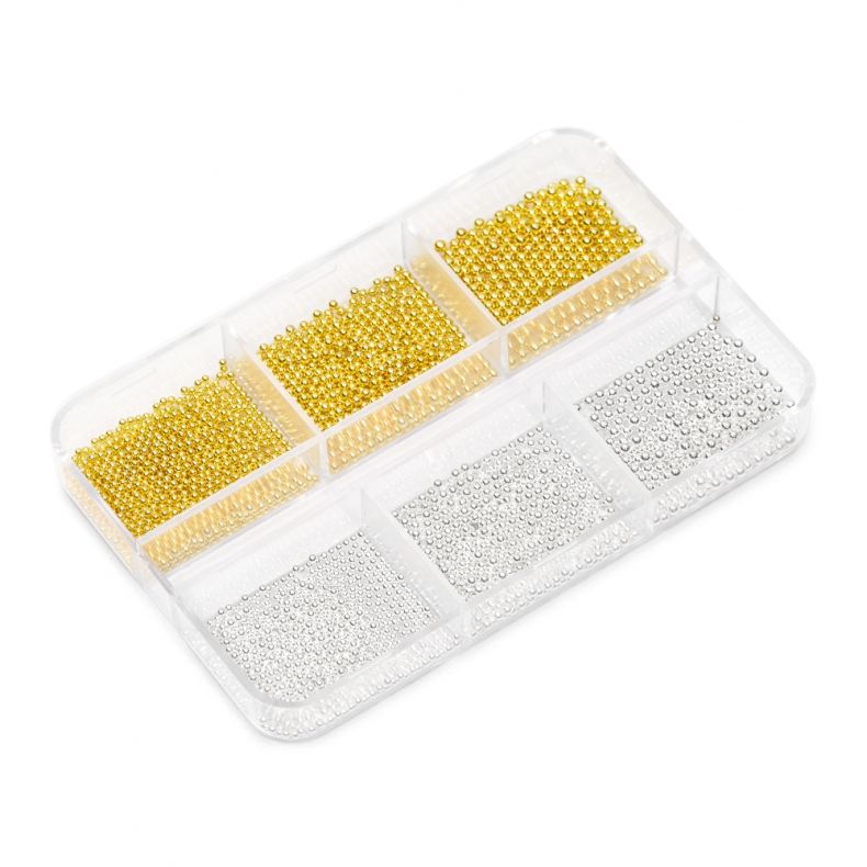 Cupio Kaviar Nail Art Set Silver&Gold