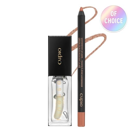 Cupio Lipgloss mit passendem Lippenkonturenstift in Nude