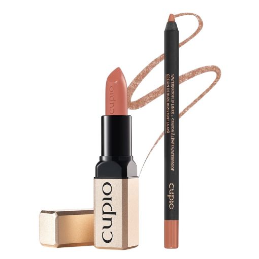 Cupio Lippenstift und Lipliner Set in Nude-Ton