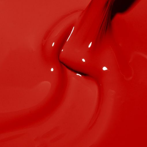 Nahaufnahme rote glänzende Lackfarbe in Bewegung