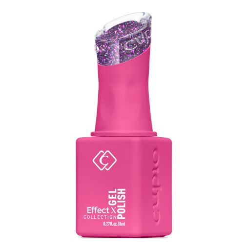 Flasche pinker Gel Nagellack mit Glitzereffekt 8ml