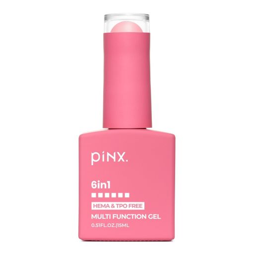 Pinkfarbene Pinx Multifunktionsgel Flasche 6in1 15ml
