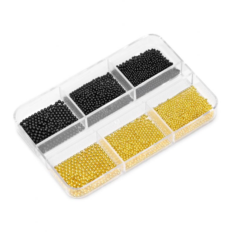 Cupio Kaviar Nail Art Set Black&Gold