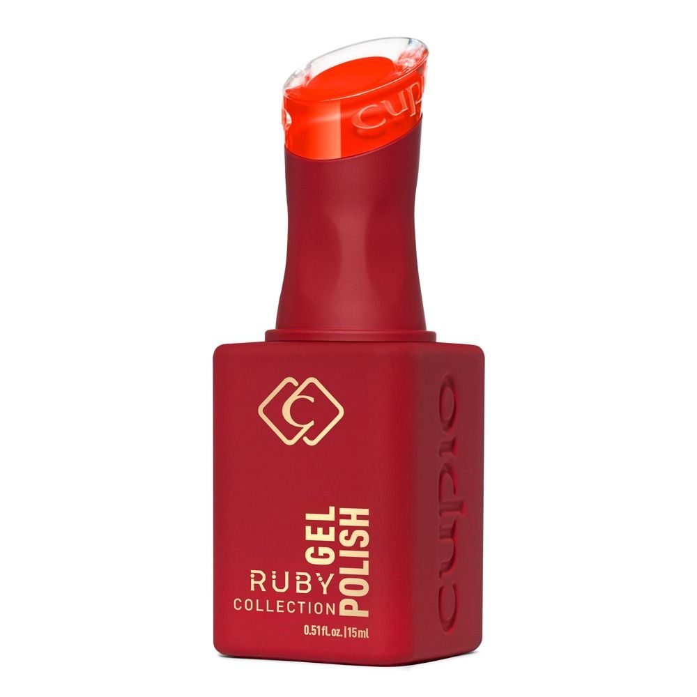 Flasche roter Ruby Gel Nagellack 15ml aus Cupio Kollektion