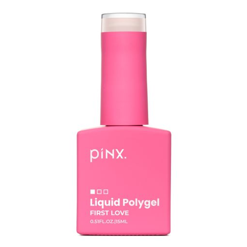 c9208 Flasche mit PiNX Liquid Polygel in Pink, 15 ml