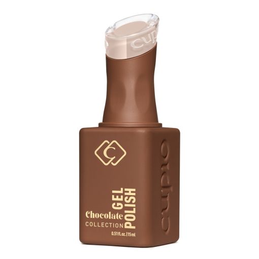 Brauner Cupio Gel-Nagellack aus der Chocolate Collection, 15ml Flasche