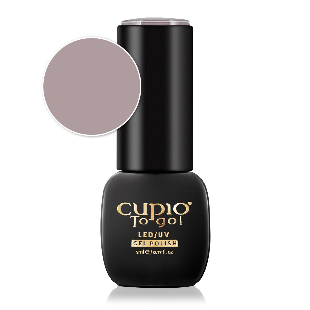 Cupio To Go! LED/UV Gel Nagellack in zartem Grauton, 5ml